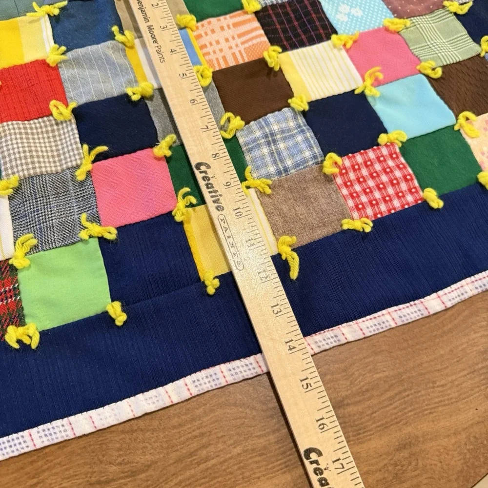 Handmade patchwork quilt